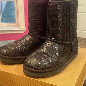 UGG Dark Sequin Boots